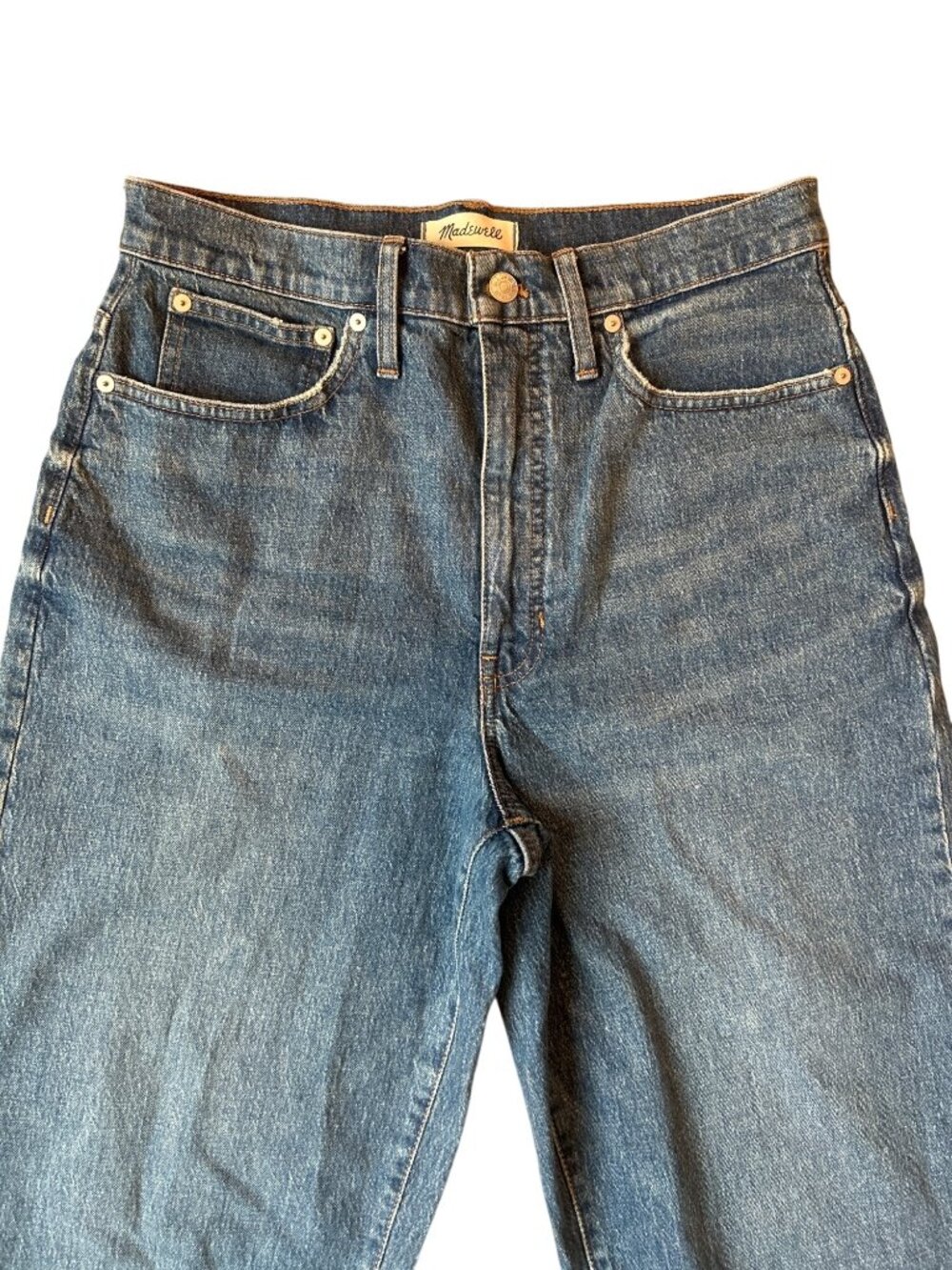 Madewell Womens Balloon Jeans Size 30 Blue High-Rise Relaxed Fit Denim - Picture 2 of 16